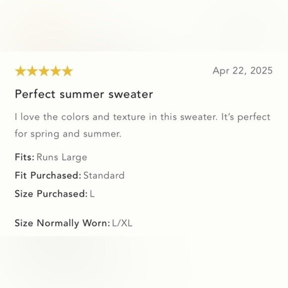 NWT Size M - Anthropologie Beach Daze Cotton Oversized Sweater (NWT US$ 138) - Picture 15 of 16